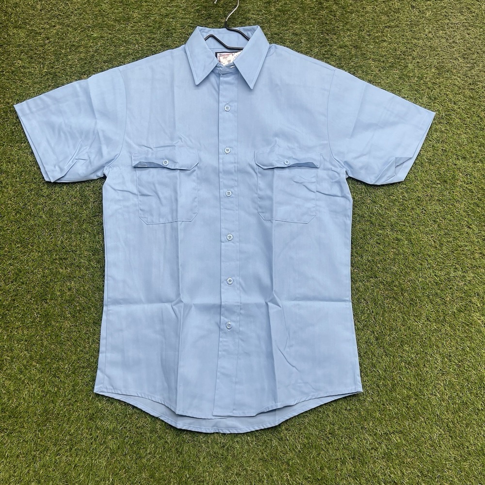 Vintage Fieldmaster Pocket Shirt Mens Medium USA Sears Button Up Dress NWT